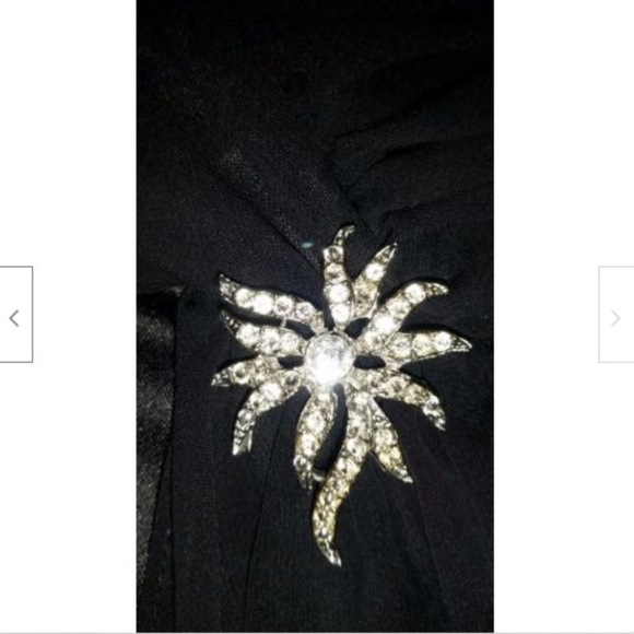 Patra Ladies Beautiful Dressy Black Dress - Picture 3 of 4